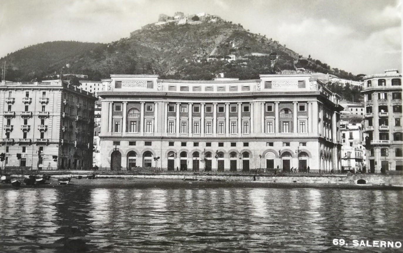 Salerno, 1941 - Lungomare e Palazzo di Città
